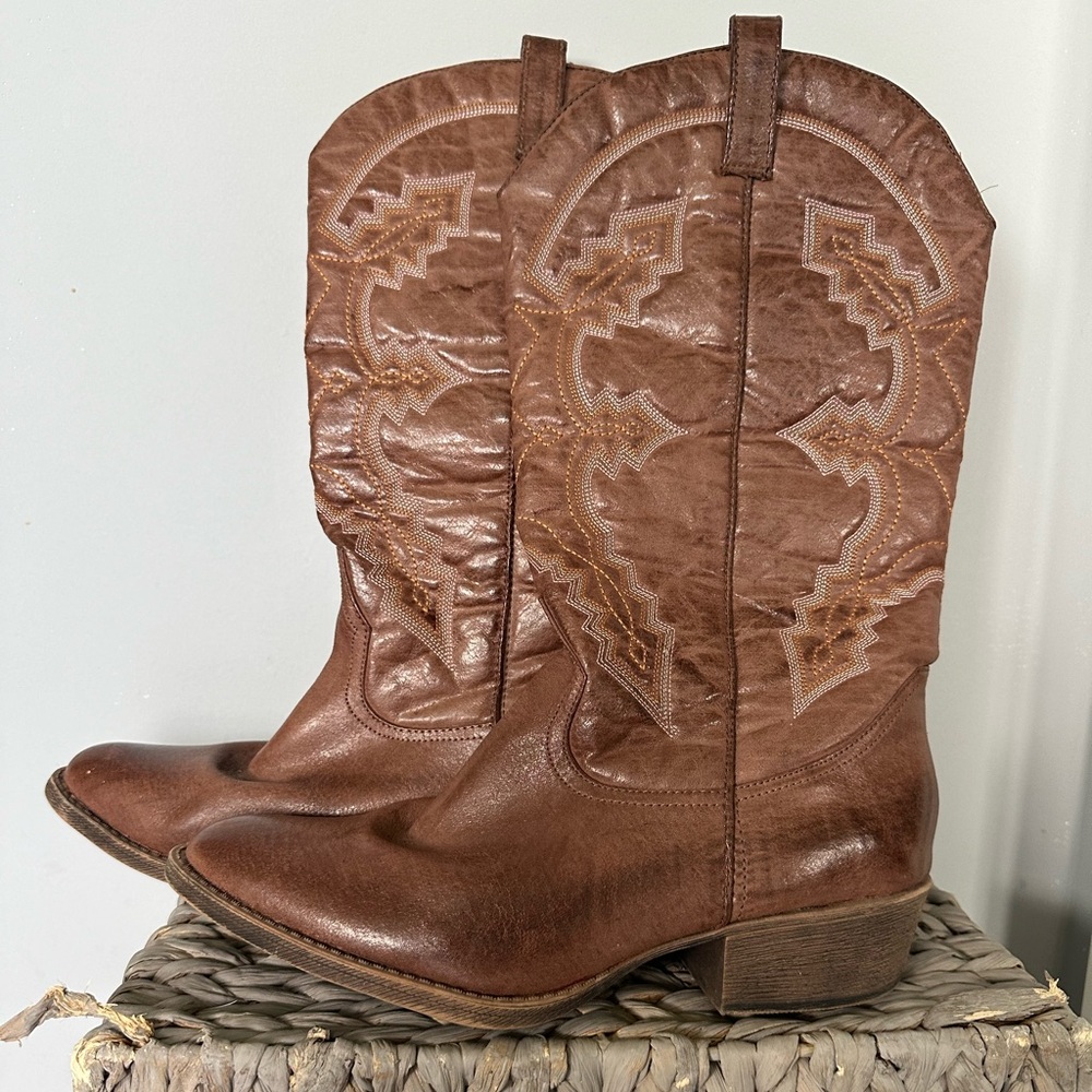Brown Cowboy Boots